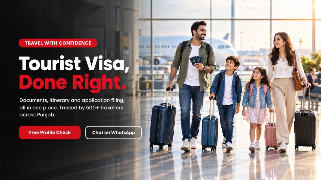 Travel With Confidence - Tourist Visa Done Right - Free Profile Check & Chat on WhatsApp - The Fusion World Kharar Punjab